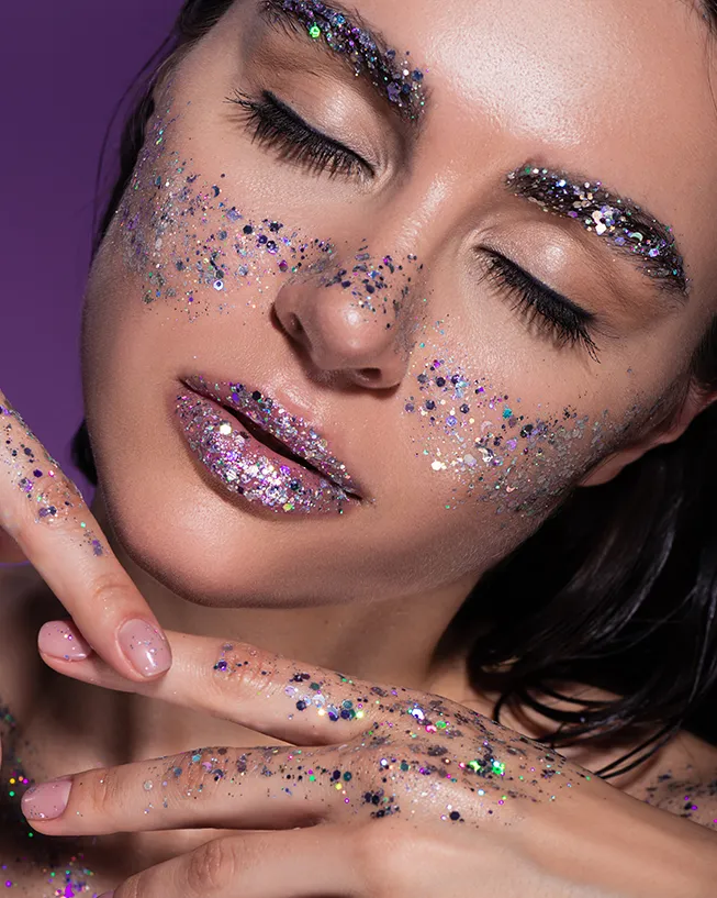 Ankara Glitter Makyaj